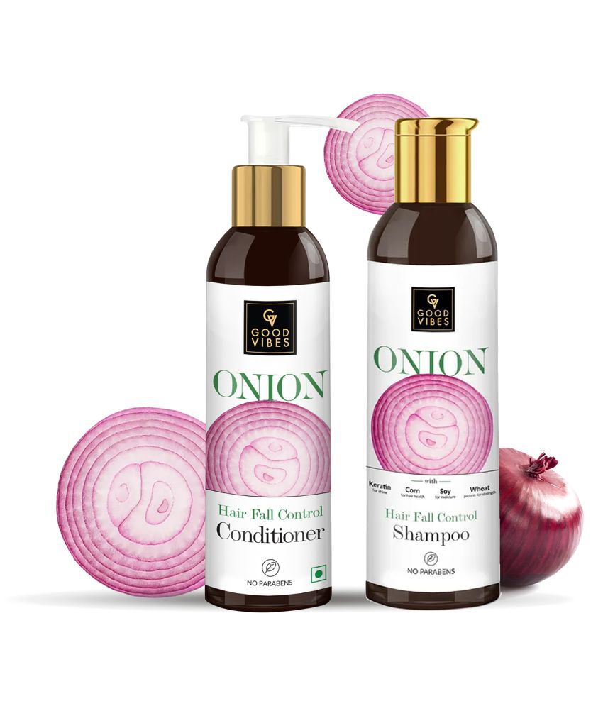 Good Vibes Onion Shampoo 200ml + Conditioner 200ml