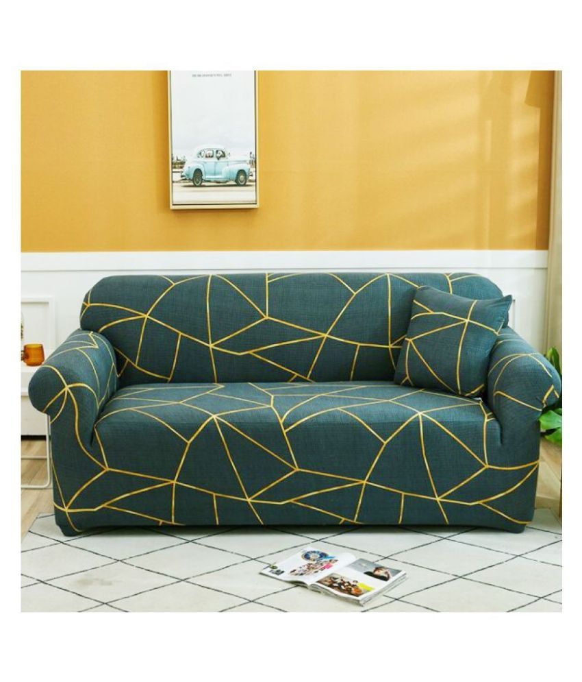     			House Of Quirk 1 Seater Polyester Single Sofa Cover Set