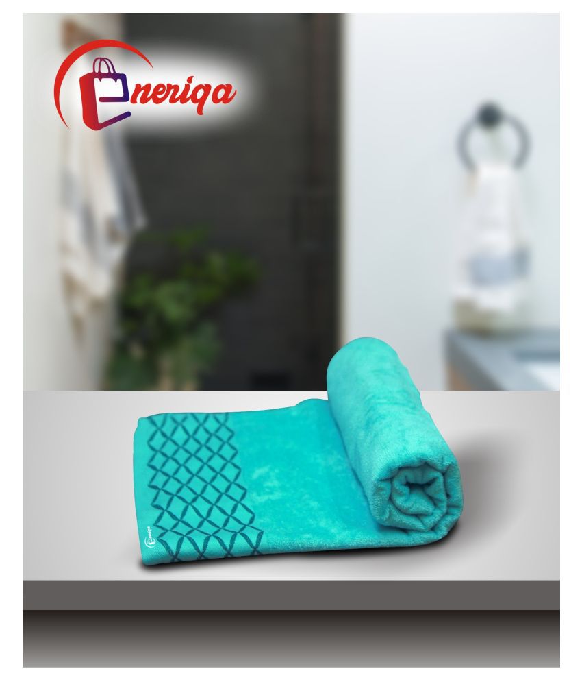 Eneriqa Single Cotton Bath Towel Aqua