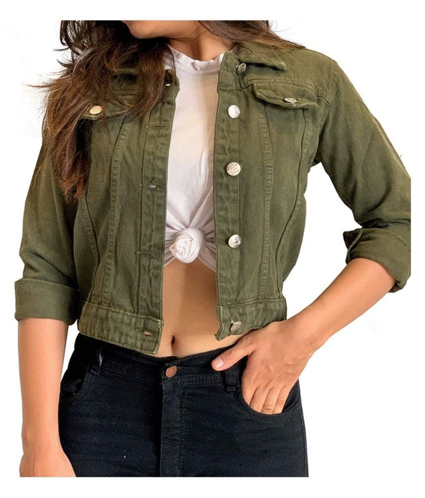 denim green jacket