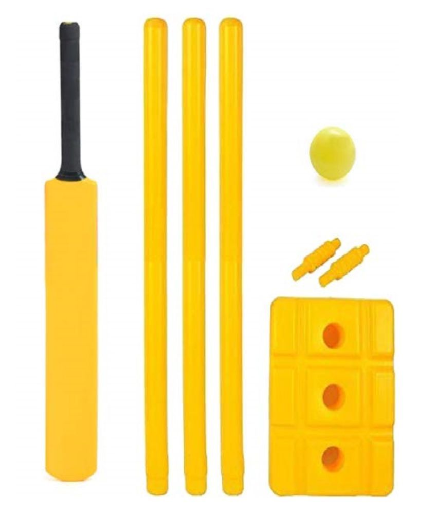 PSE Cricket Set Plastic Heavy For Kids 8+ , Gully Cricket Set , Beach