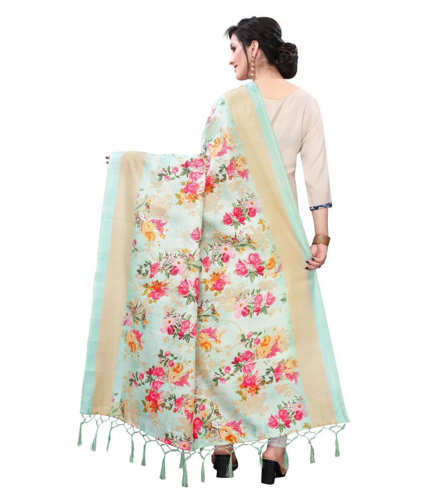 floral dupatta for haldi