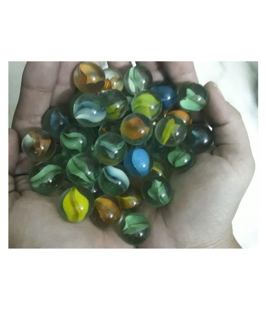 Padmavathi Enterprises Marbles 50pcs Glass Playing Balls Kanche