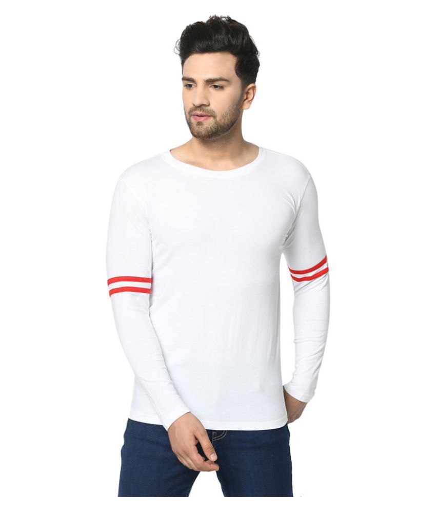     			SIDKRT 100 Percent Cotton Multi Striper T-Shirt