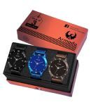 ARMADO 5703 COMBO OF 3 NEW RUBBER STRAP ANALOGUE WATCHES FOR MEN AND BOYS