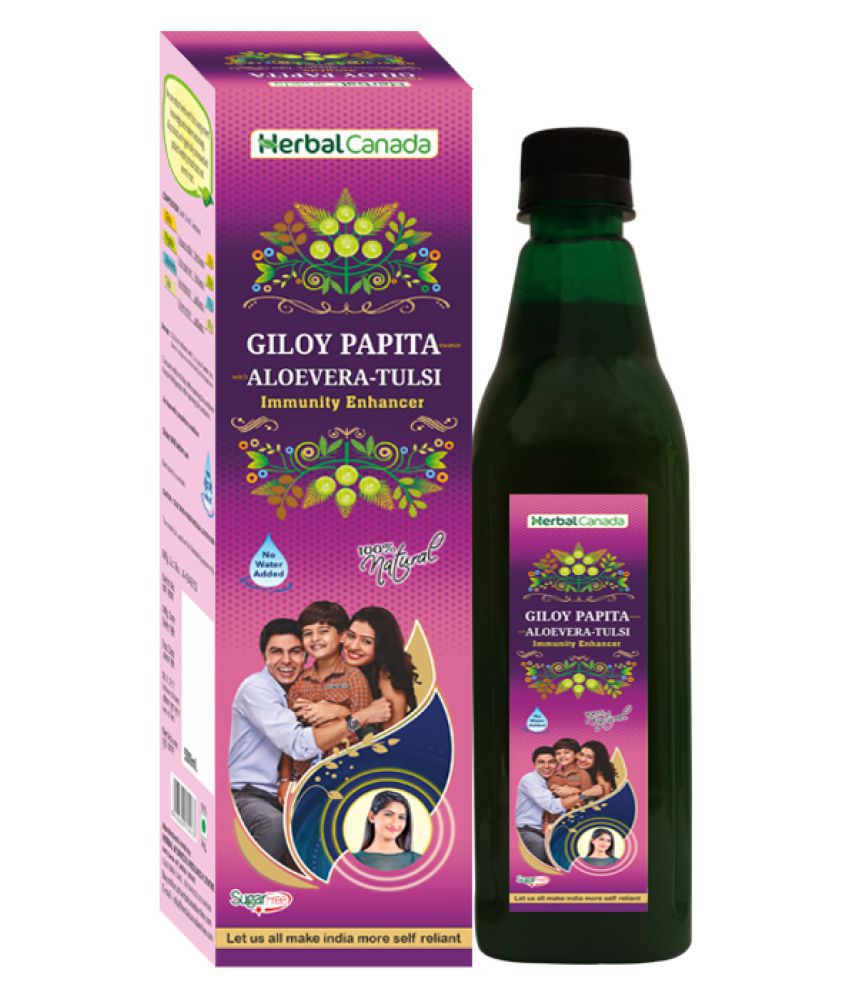     			Herbal Canada Giloy Papita Swaras Liquid 500 ml Pack Of 1