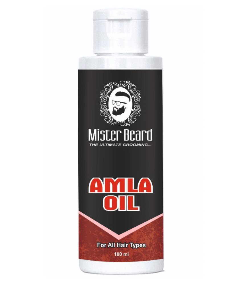 MISTER BEARD Amla Hair Oil 100 mL Fliptop Plastic Jar