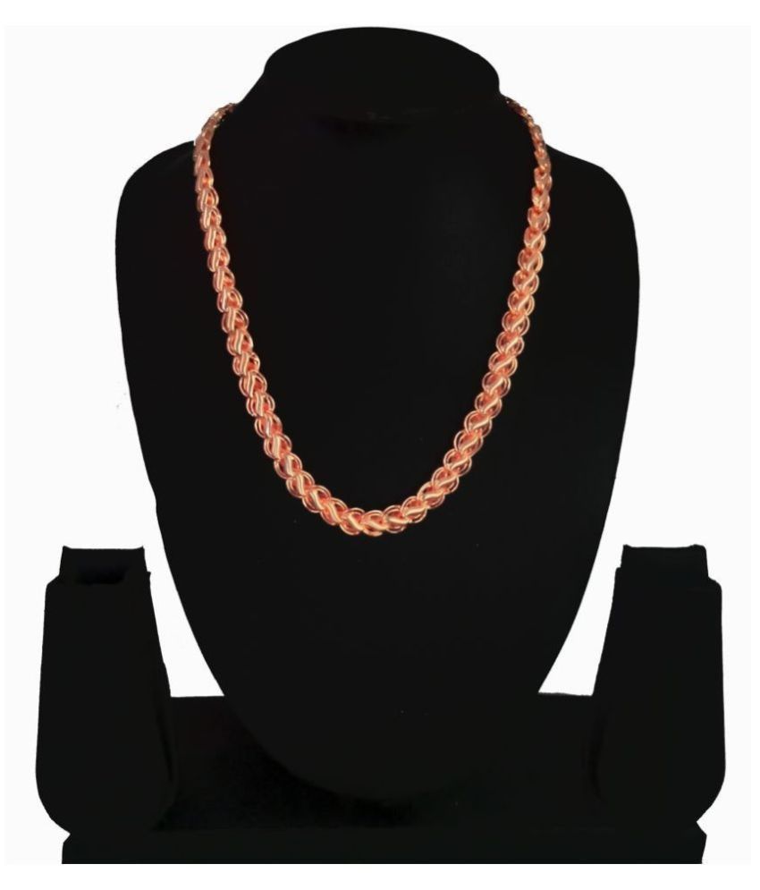     			KRIMO - Rose Gold Plated Chain ( Pack of 1 )