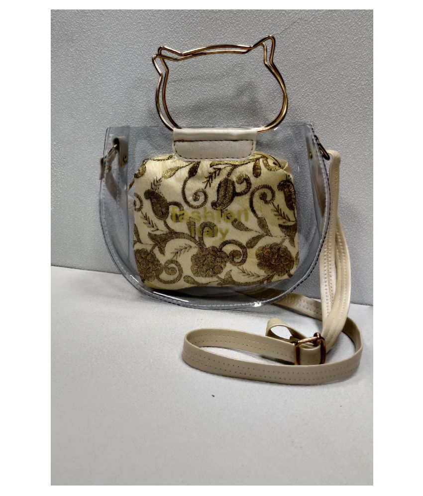 MFPL Khaki Fabric Shoulder Bag Buy MFPL Khaki Fabric Shoulder Bag