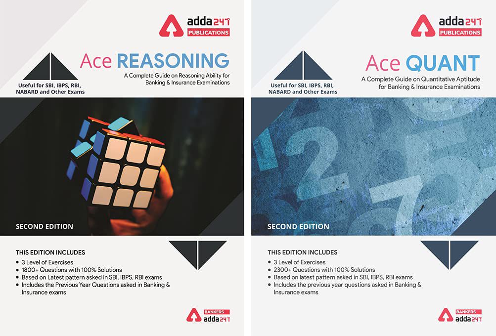Ace Combo for Banking Exam Preparations (Ace Quantitative + Ace Reasoning) English Edition by Adda247 Publications