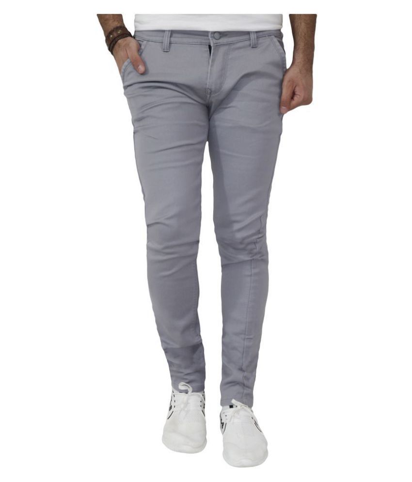     			Urban Legends Grey Regular Fit Jeans