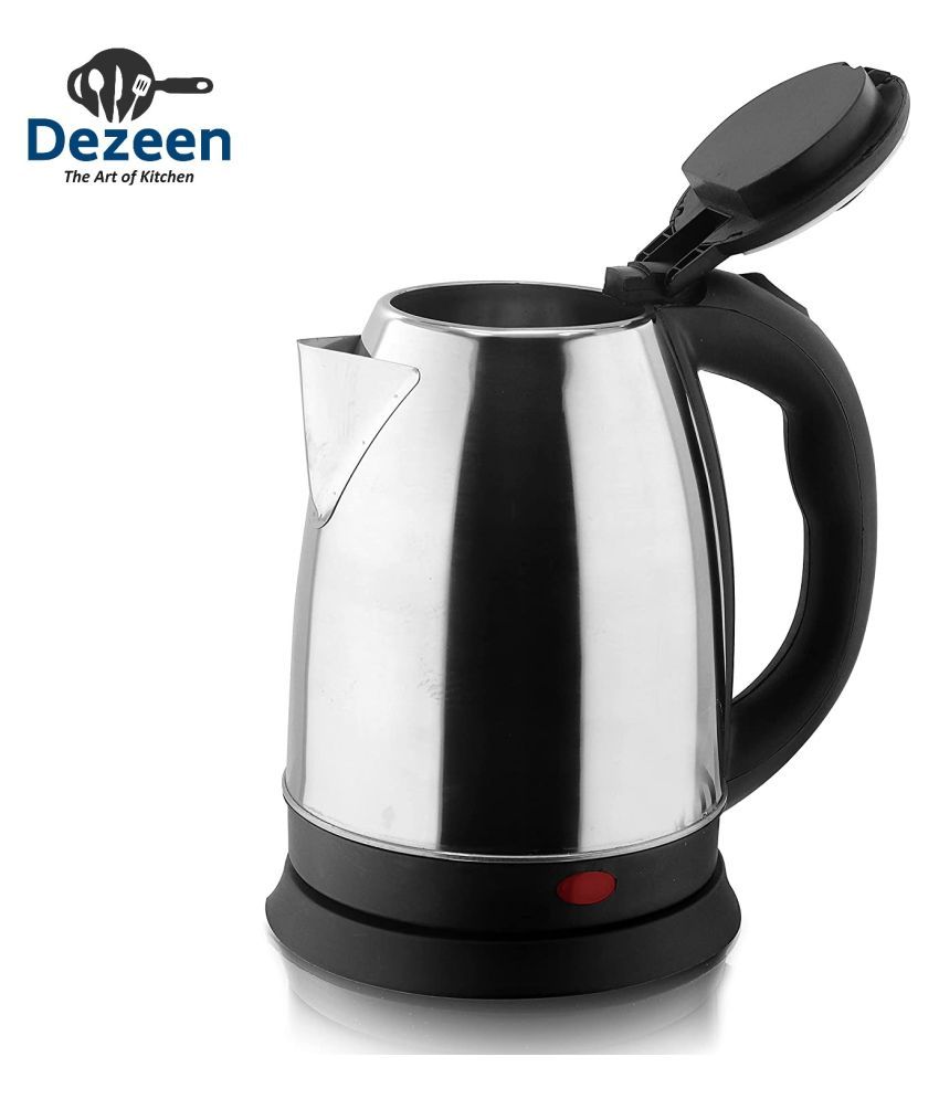 DEZEEN FAST BOILING KETTLE 2 Liter 1800 Watt Stainless Steel Electric