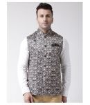 Hangup Black Cotton Blend Nehru Jacket