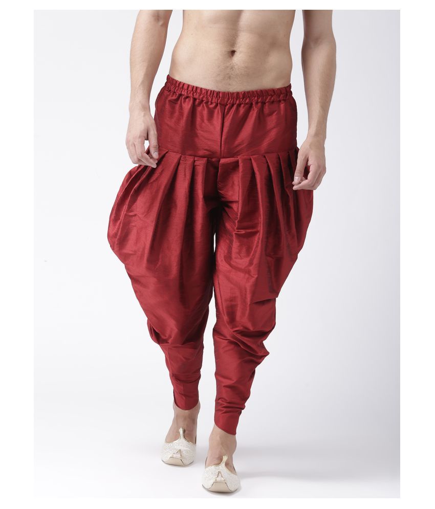     			Hangup Maroon Dhoti Single Pack