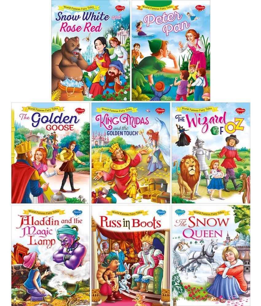 Uncle Moon’s Fairy Tales | Pack of 8 Books (v1) | Super jumbo combo for ...