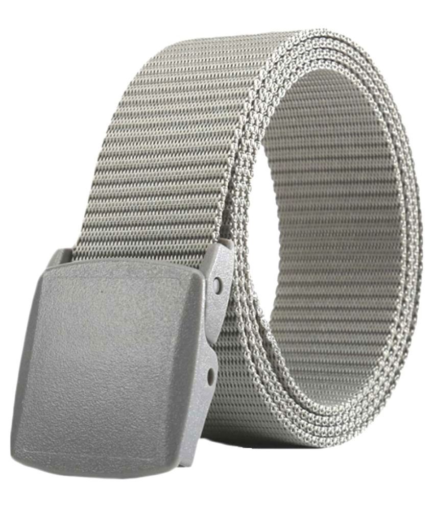    			Zoro - Grey Melange Nylon Men's Casual Belt ( Pack of 1 )