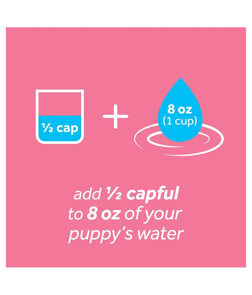 Tropiclean Fresh Breath Dental Health Water Additive for Puppy, Removes