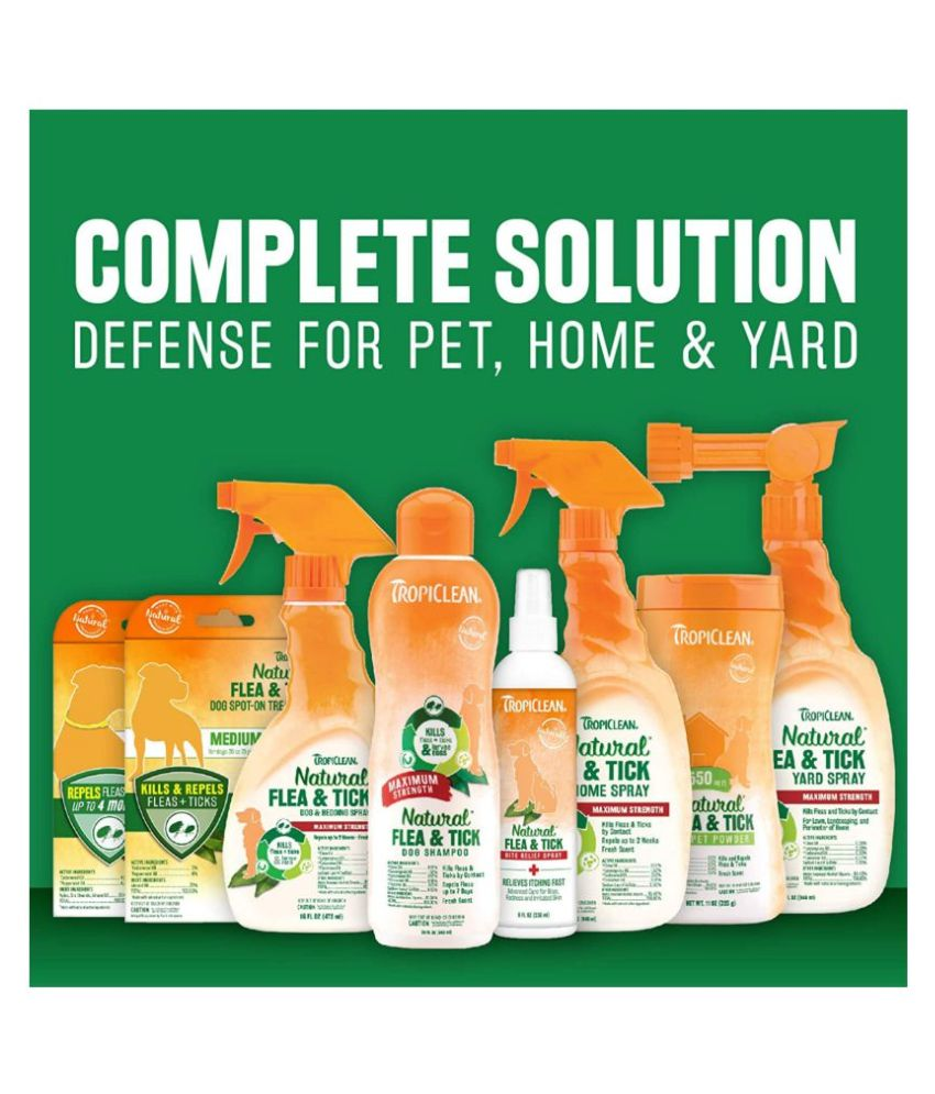 Tropiclean Natural Flea & Tick Dog Collar Small/Medium Size Dogs