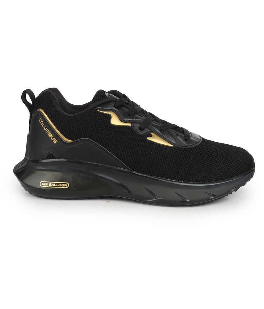 columbus black running shoes