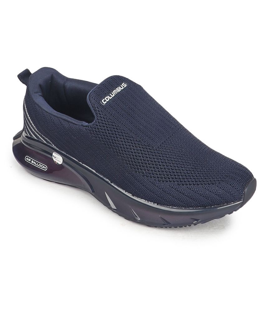     			Columbus Navy Running Shoes