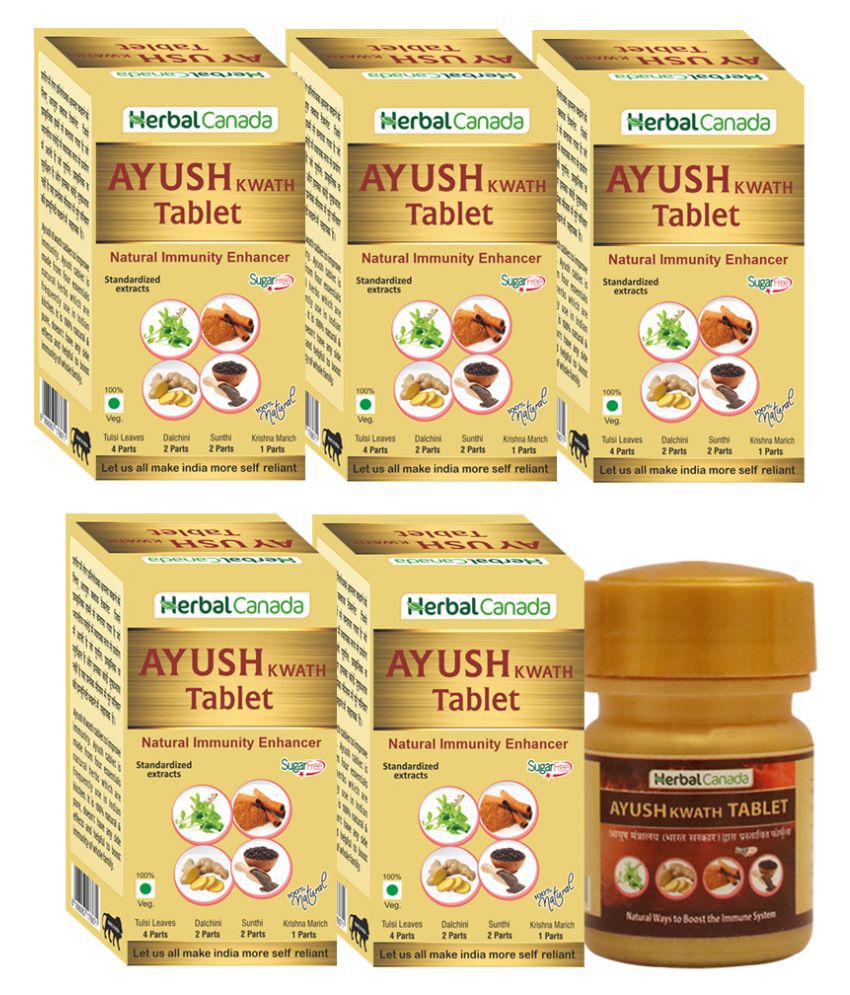     			Herbal Canada Ayush Kwath Tab Tablet 5000 no.s Pack Of 5