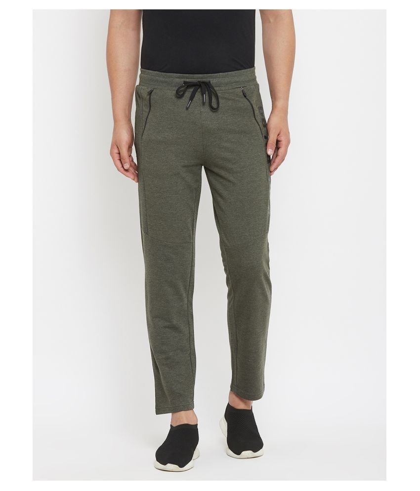     			Duke Green Cotton Blend Trackpants