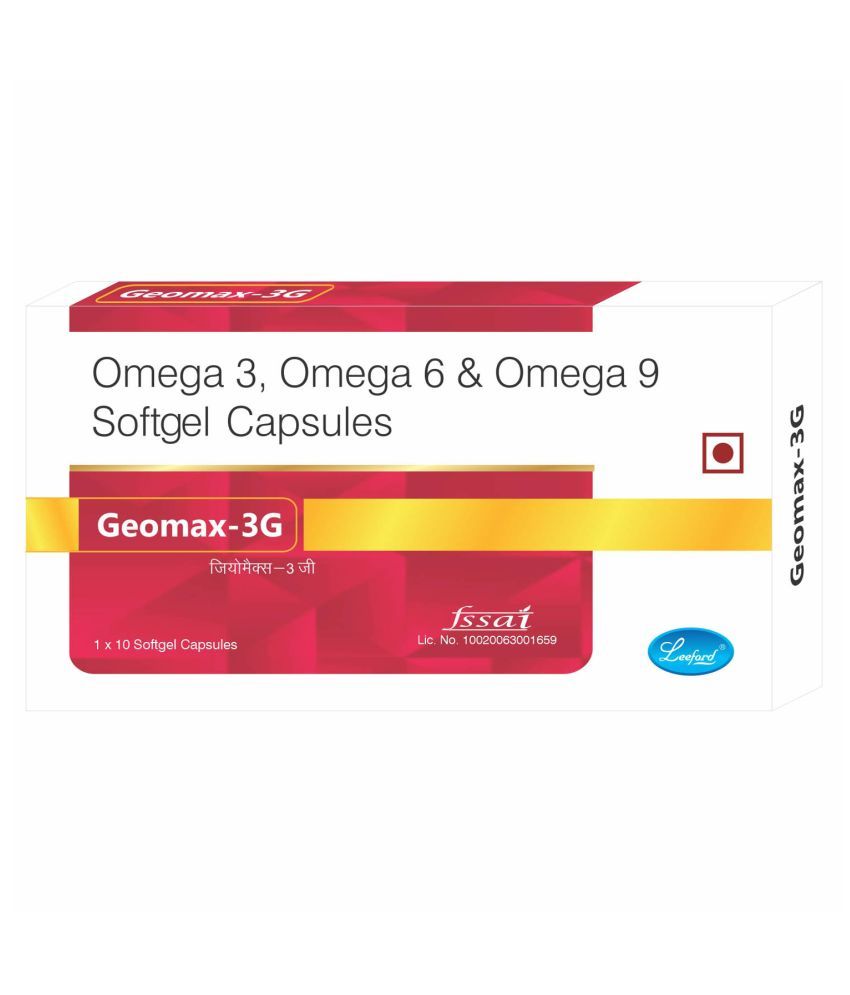 Leeford Geomax-3G Omega Softgel Capsules 10 no.s Multivitamins Capsule: Buy  Leeford Geomax-3G Omega Softgel Capsules 10 no.s Multivitamins Capsule at  Best Prices in India - Snapdeal
