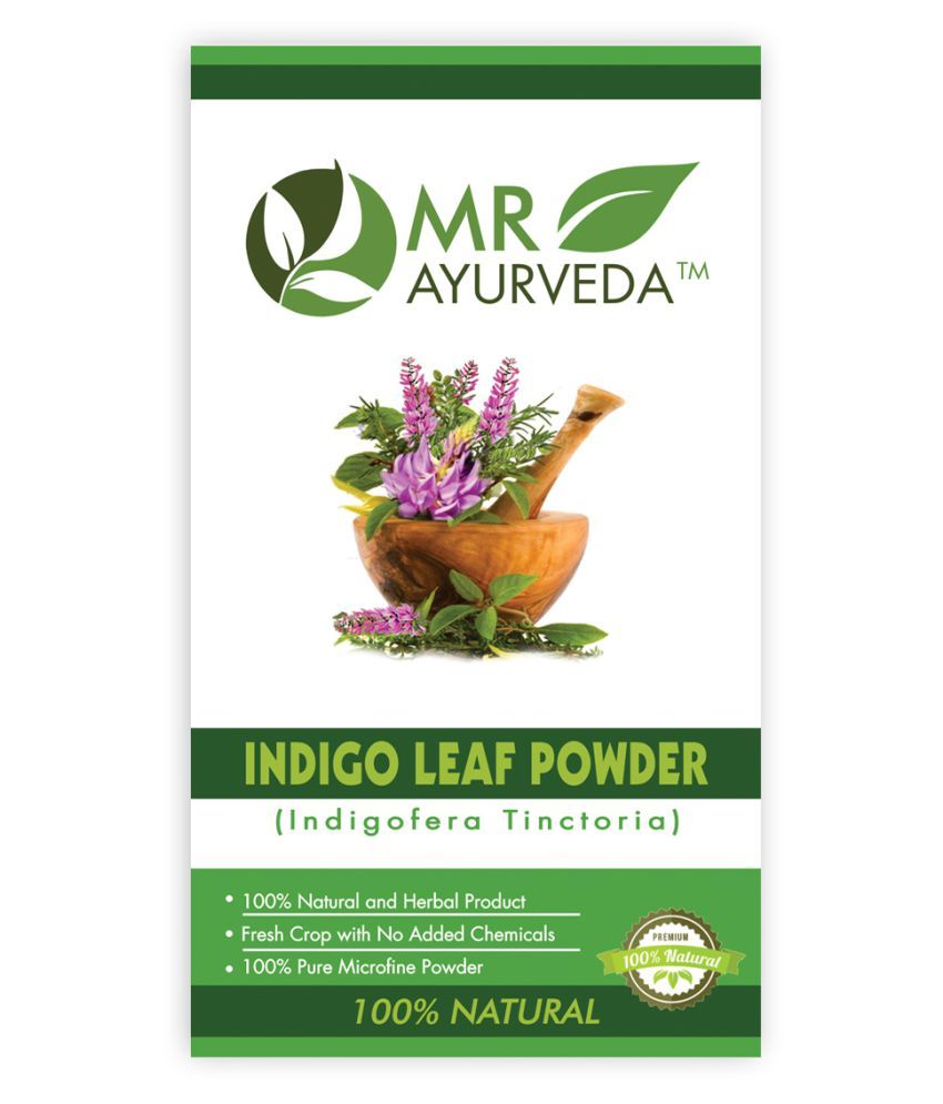     			MR Ayurveda 100% Natural Indigo Powder Organic Henna 100 g