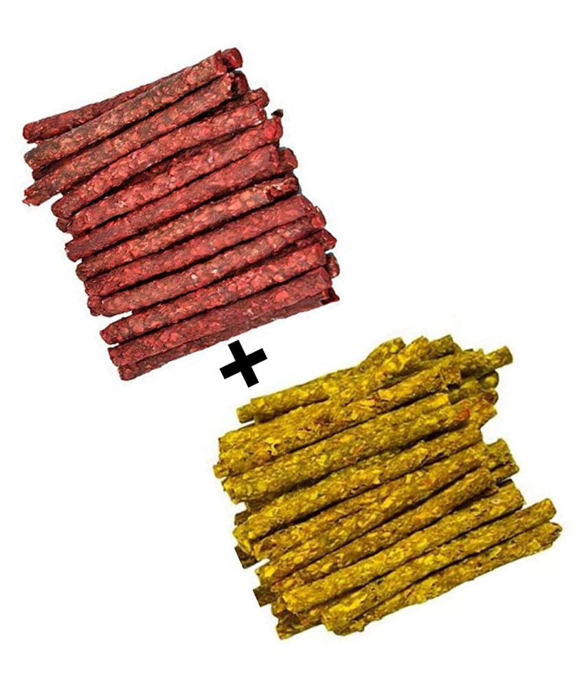     			Munchy Chew Sticks For Dogs Combo Pack (500 grm Mutton Falvour+500 grm Chicken Flavour Munchy Chew Sticks)
