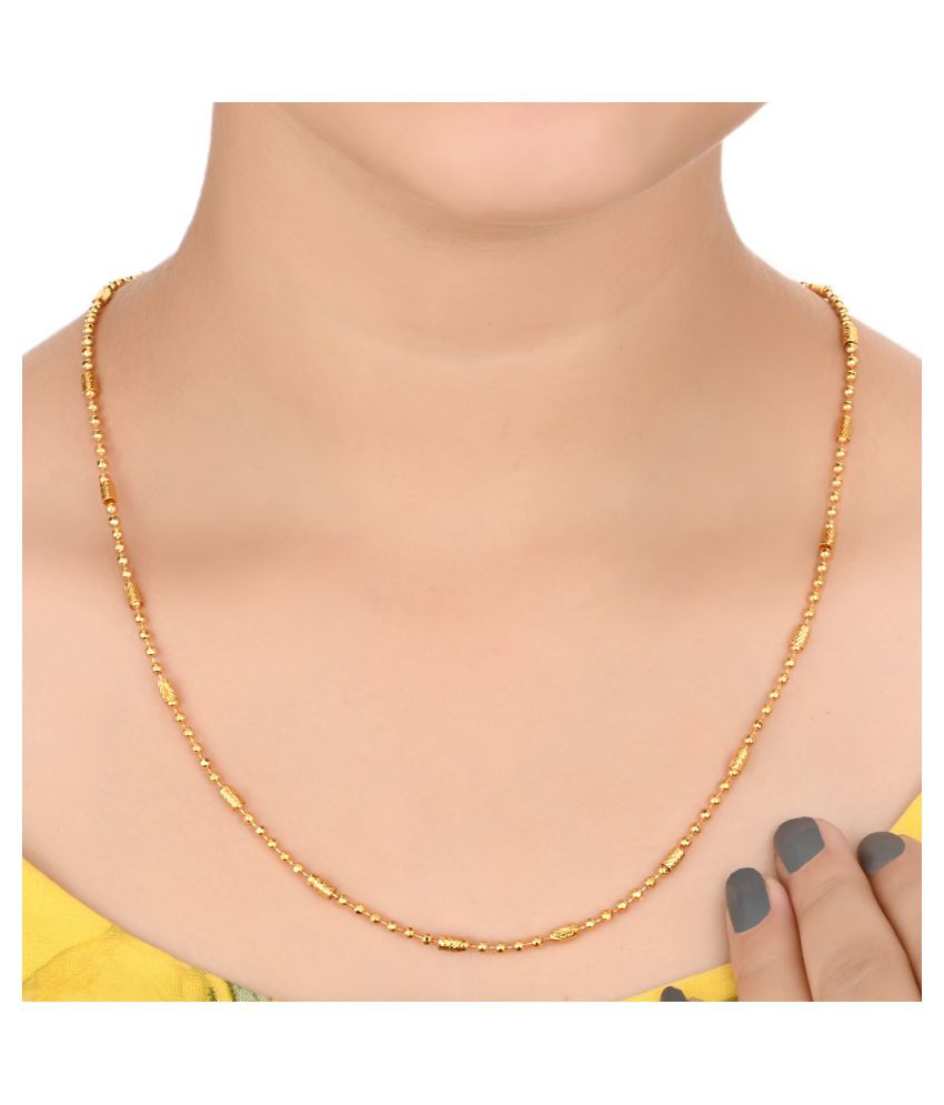     			AanyaCentric - Gold Plated Chain ( Pack of 1 )