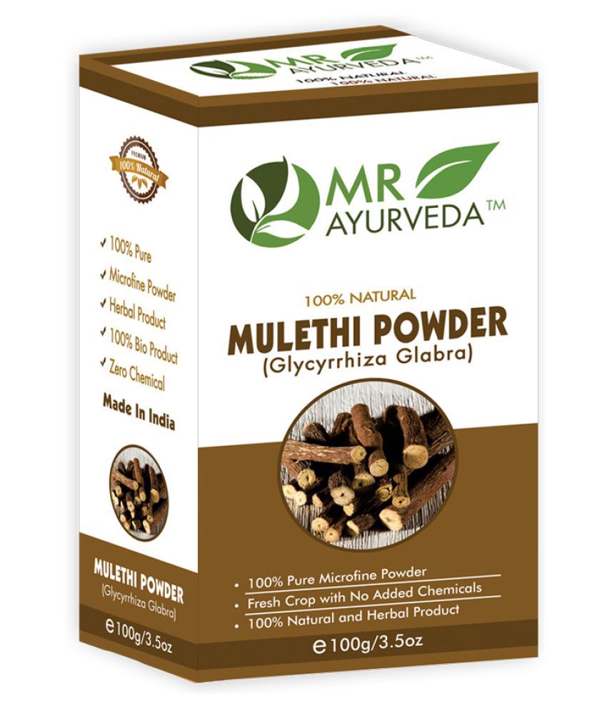    			MR Ayurveda Natural Licorice Powder (Mulethi Powder) Face Pack Masks 100 gm