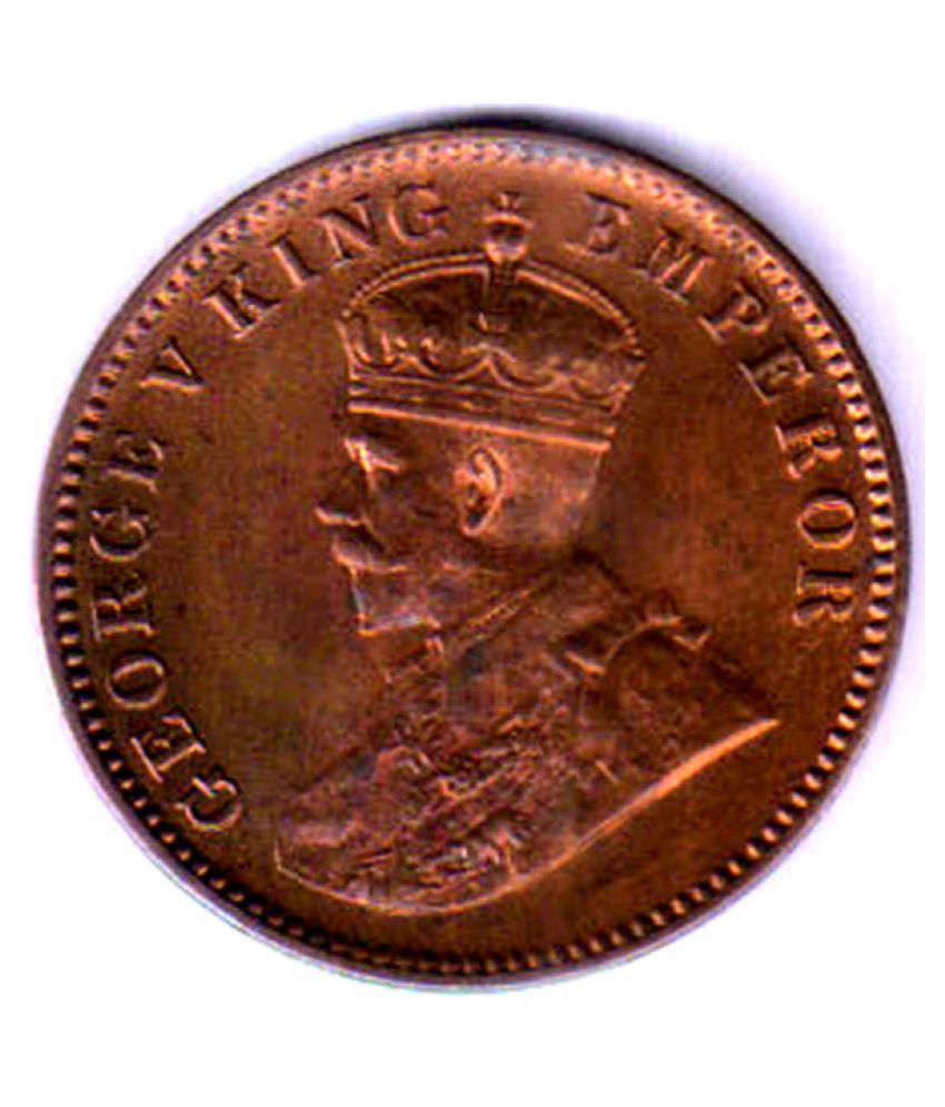     			1 / ONE QUARTER ANNA GEORGE V  KING EMPEROR RARE  COMMEMORATIVE COLLECTIBLE * UNC * CONDITION  ( BUYER MAY GET DIFFERENT DATE)
