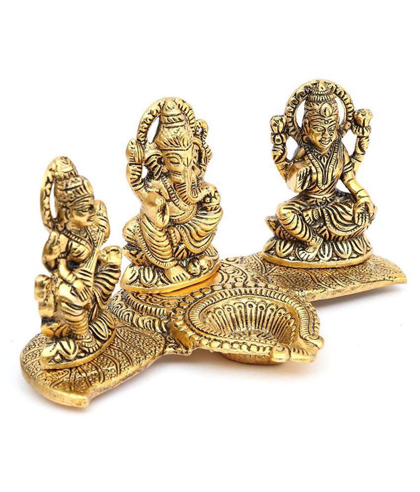     			Neo Classic - Lakshmi Ganesha Saraswati Aluminium Idol