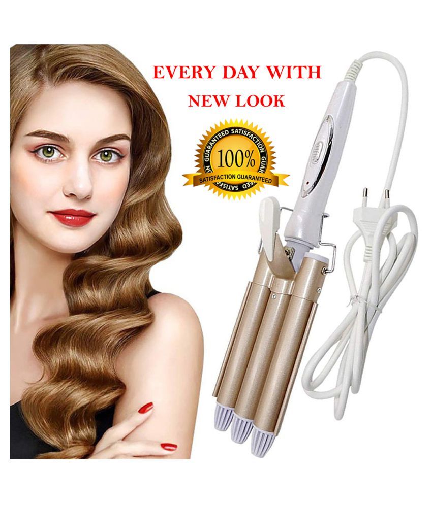     			Triple Barrel Hair Curler Irons Hair Wave Multi Casual Fashion Comb Multi Casual Fashion Comb