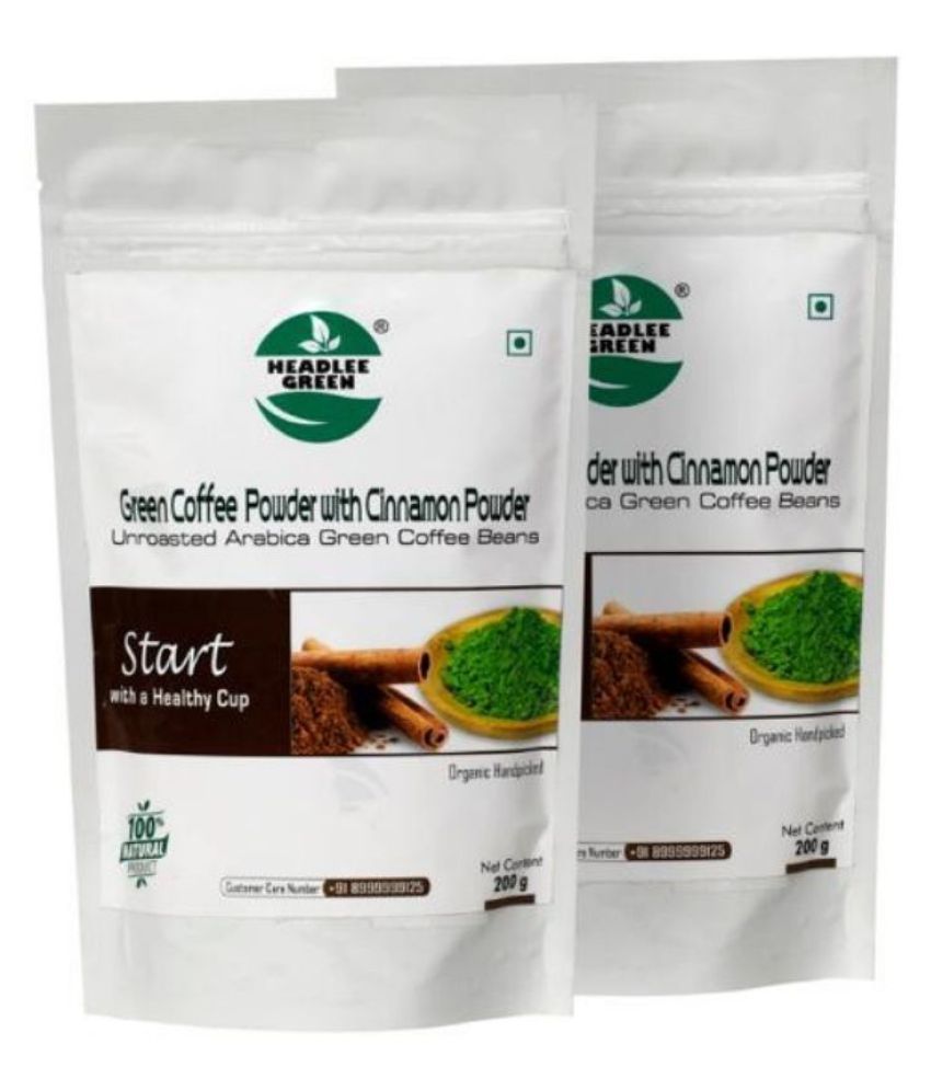 Headlee Green Coffee Beans Powder Health & Wellness Beverages 200 g