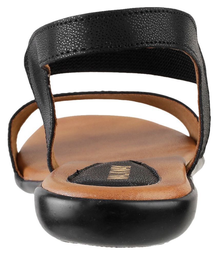 black walking flats