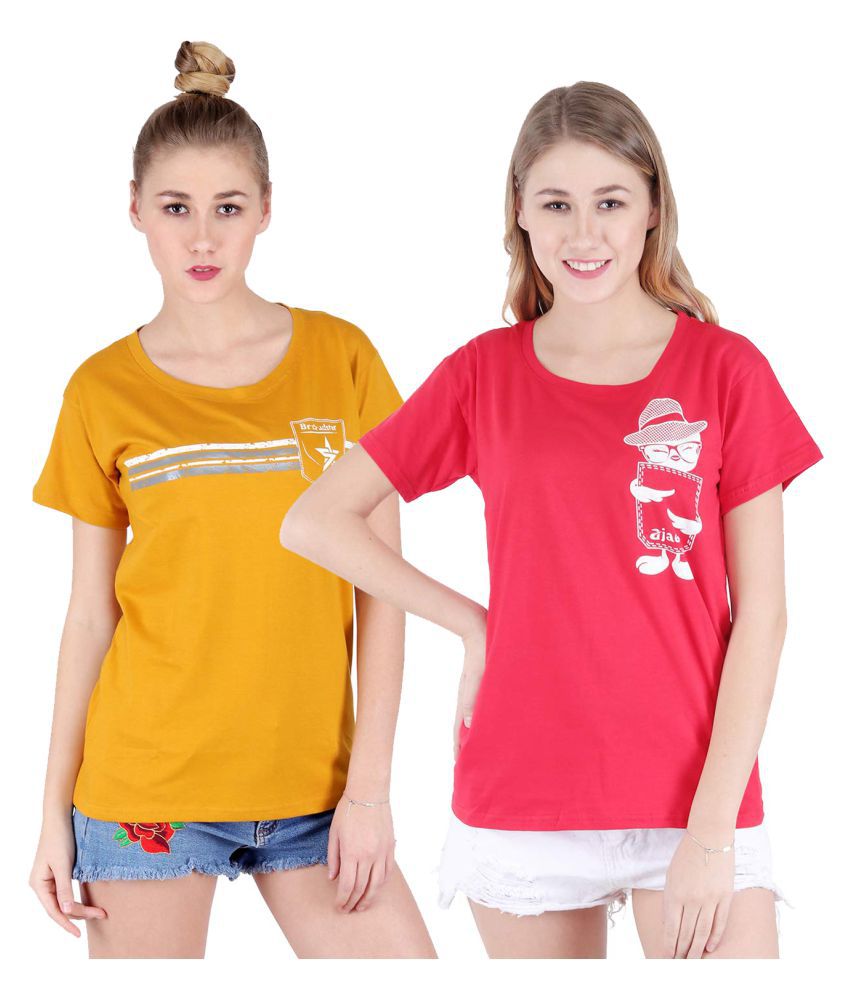 Broadstar Cotton Multi Color T-Shirts