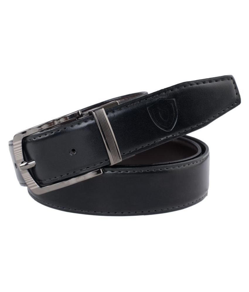     			Keviv Black Leather Casual Belt