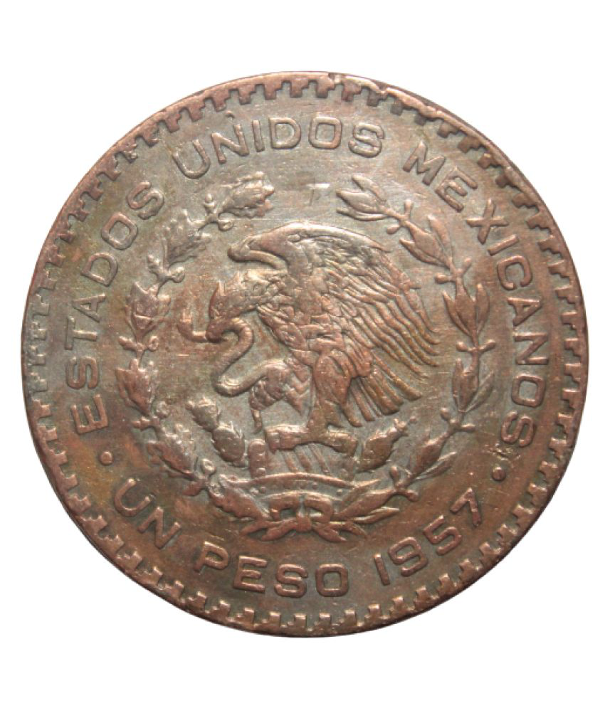     			#F16 - 1 Peso 1957 - (Estados Unidos Mexicanos)  -  Mexico Extremely Rare Coin