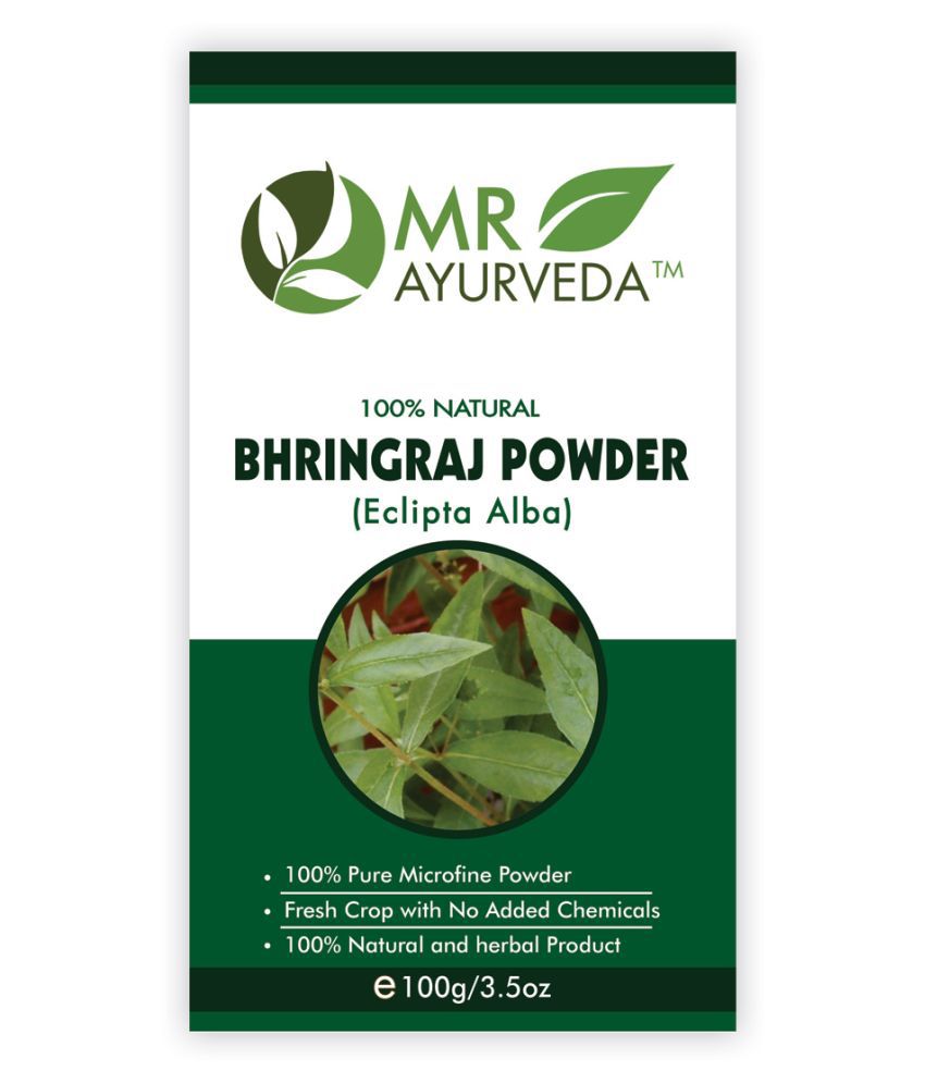     			MR Ayurveda 100% Pure Bhringraj Powder Hair Scalp Treatment 100 g