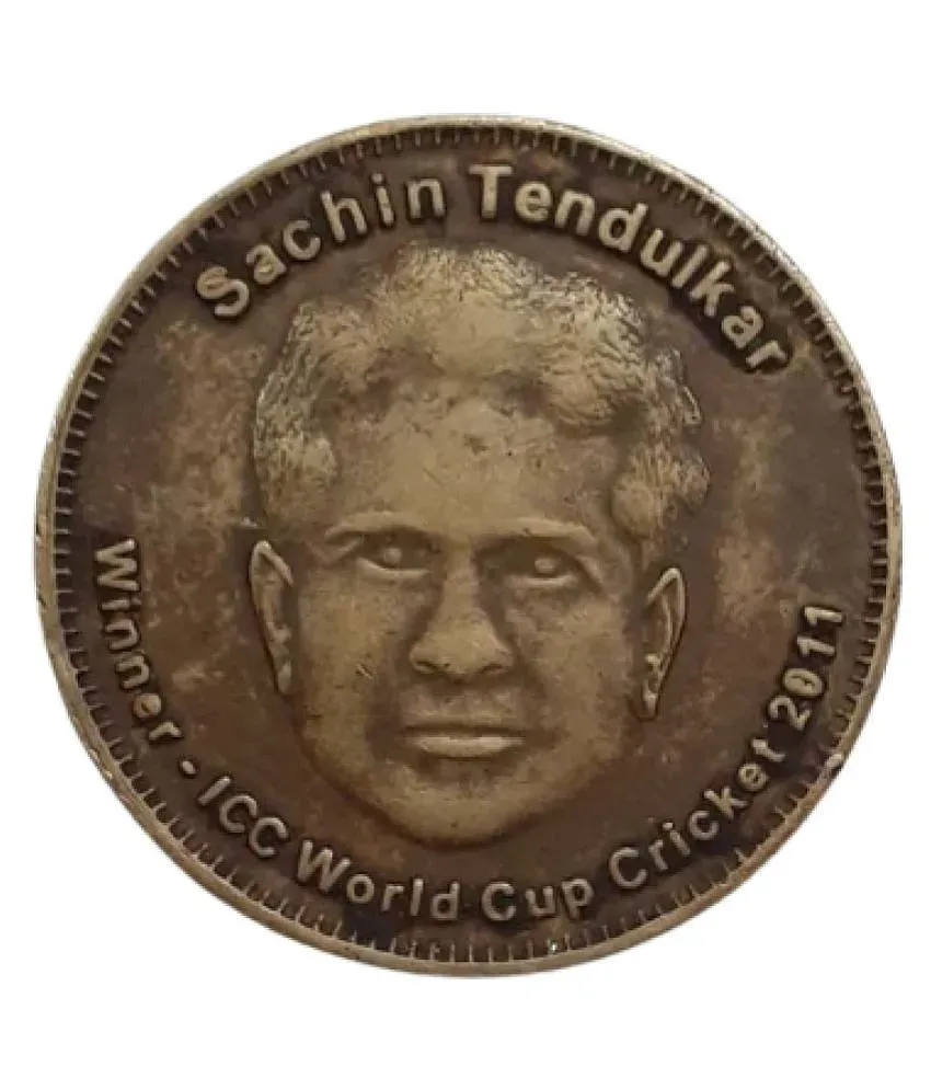 Extremely Rare Sachin Tendulkar Boost Match Toss Coin of ICC World