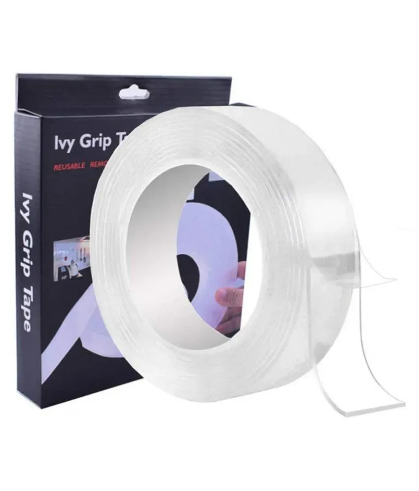 Double Sided Tape, Multipurpose Removable Mounting Tape Adhesive Grip,  Reusable Strong Sticky Wall Tape Strips Transparent Tape Poster Carpet Tape  - China Double Sided Tape, Masking Tape