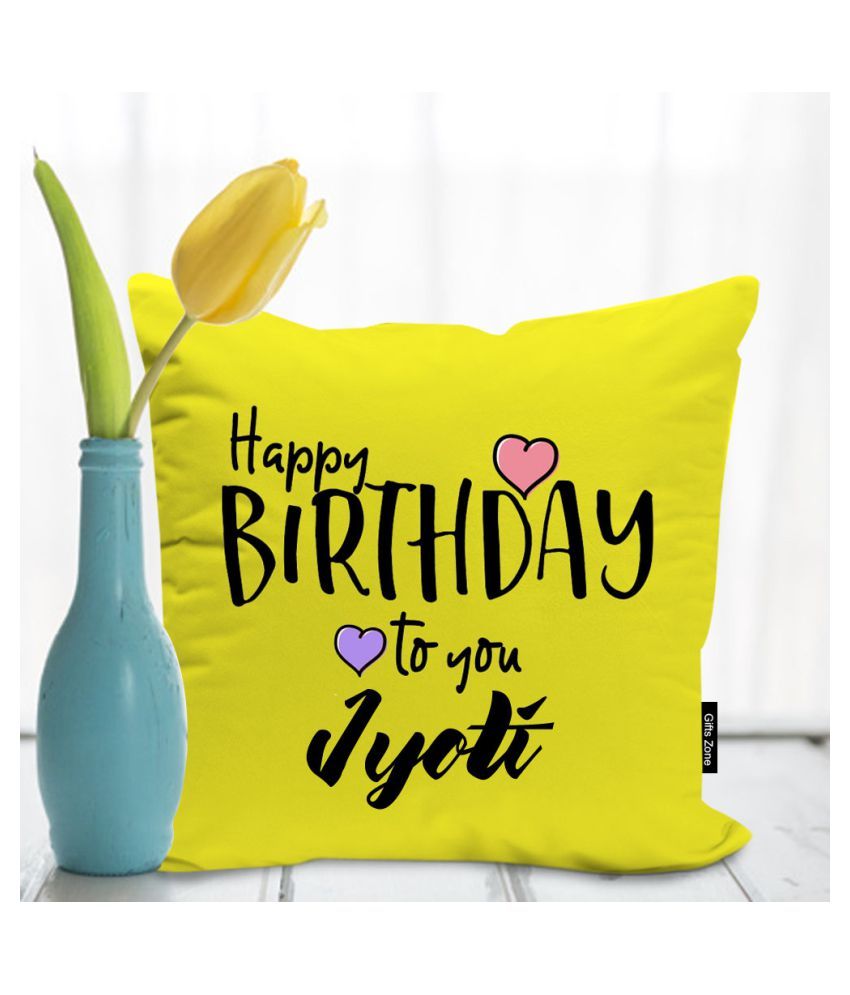 Gifts Zone Single Satin Cushion Covers with Fillers 30X30 cm (12X12