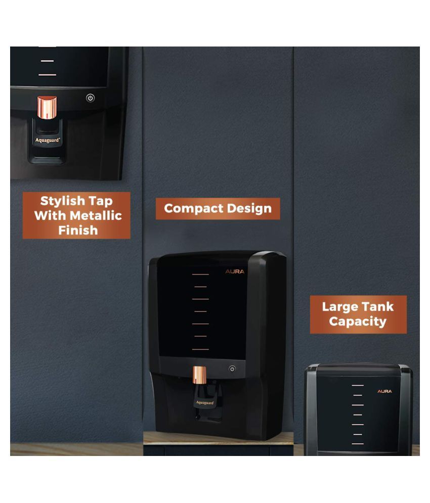 Eureka Forbes Aquaguard UV+Ultra Filtration with Active Copper 7 Ltr UV