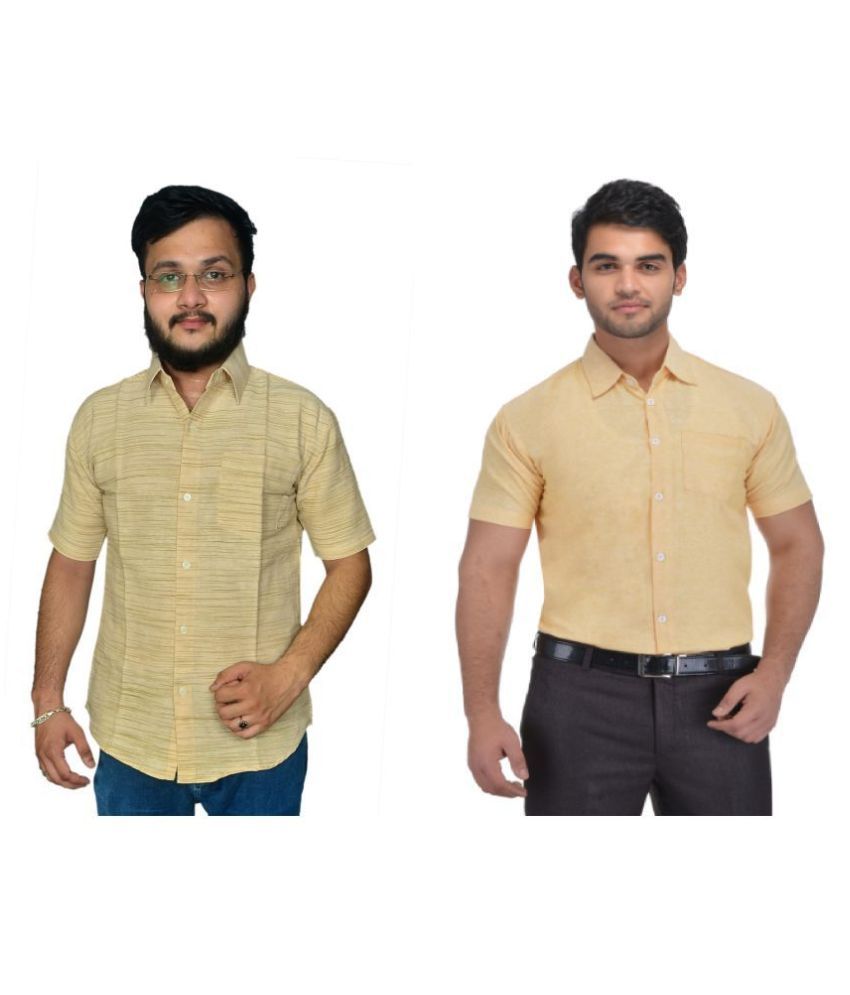     			DESHBANDHU DBK Cotton Regular Fit Half Sleeves Men's Formal Shirt - Multi ( Pack of 1 )