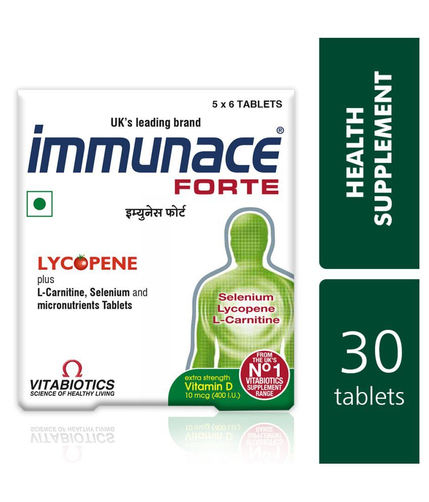 Immunace Forte Immunity Booster Tablets 30 No S Buy Immunace Forte Immunity Booster Tablets 30 No S At Best Prices In India Snapdeal