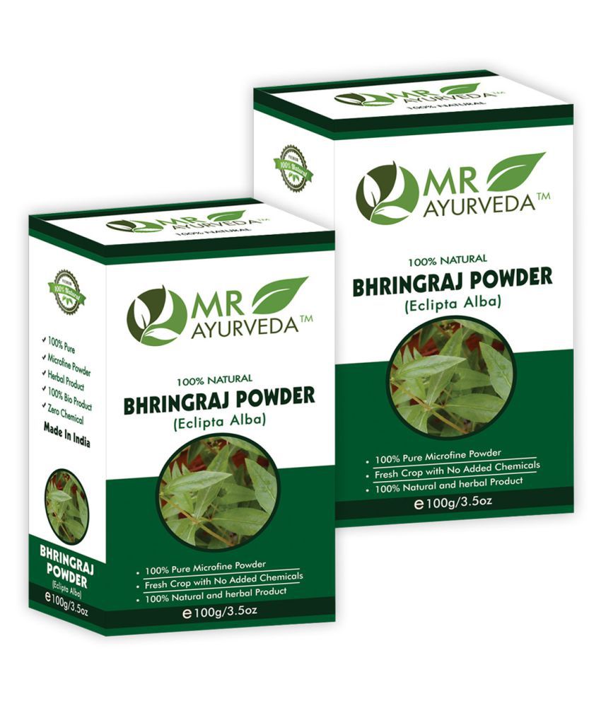     			MR Ayurveda Bhringraj Powder Hair & Skin Hair Scalp Treatment 200 g Pack of 2