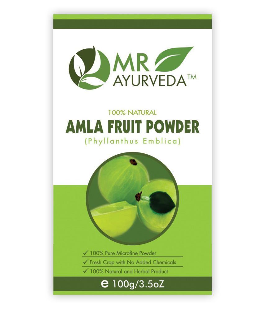     			MR Ayurveda Amla Powder for Hair Care Hair Scalp Treatment 100 g