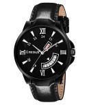 Redux - Black Leather Analog Men's Watch