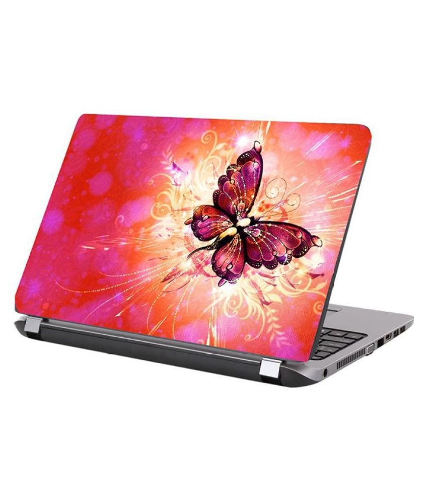     			Laptop Skin butterflyskin Premium matte finish vinyl HD printed Easy to Install Laptop Skin/Sticker/Vinyl/Cover for all size laptops upto 15.5 inch